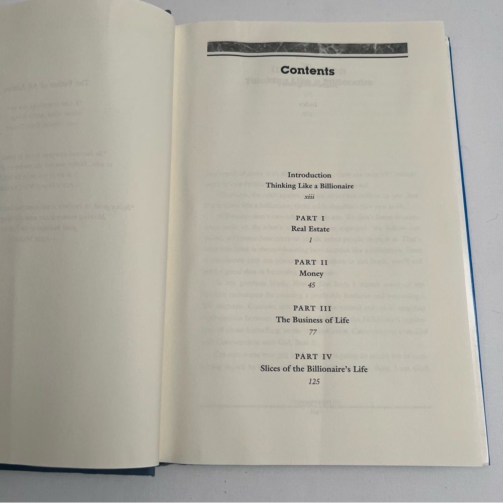 TRUMP Think Like a Billionaire Hardcover 2004 Wealth Creation Entrepreneurship - Picture 6 of 14